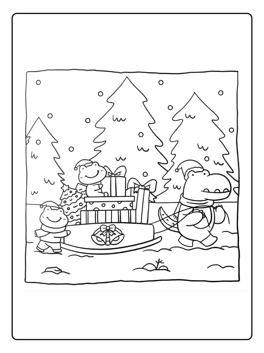 Süße Weihnachten Ausmalbilder (23)