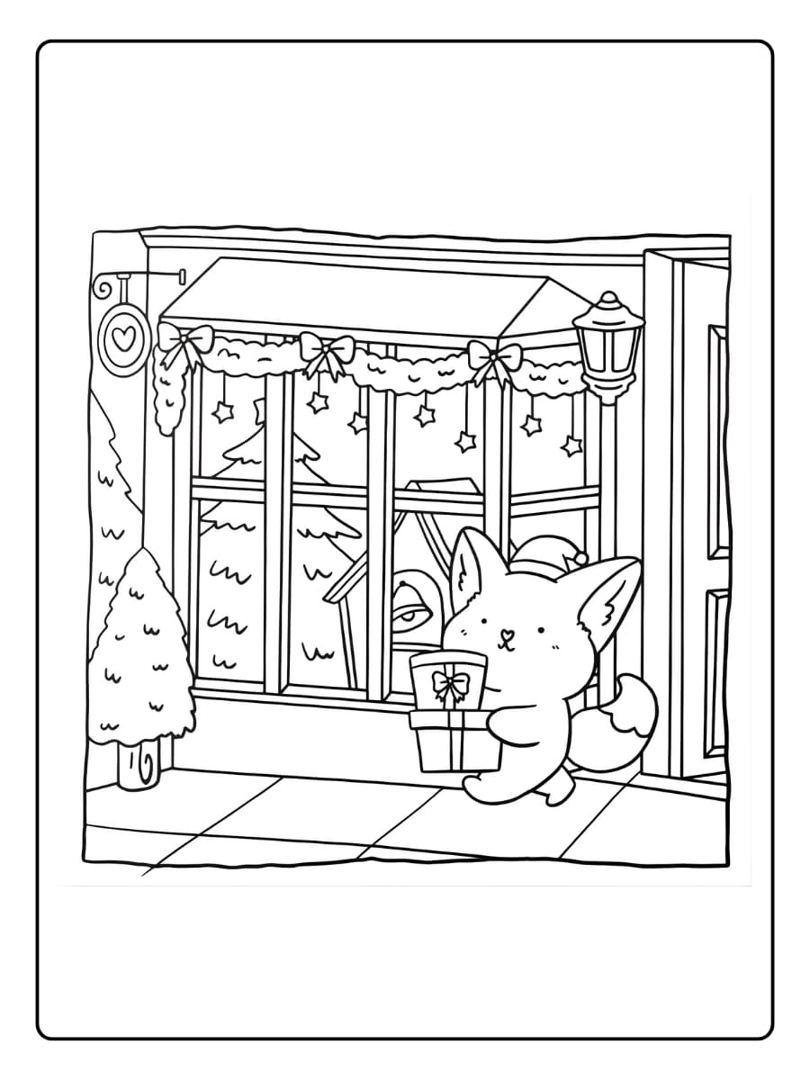 Süße Weihnachten Ausmalbilder (25)