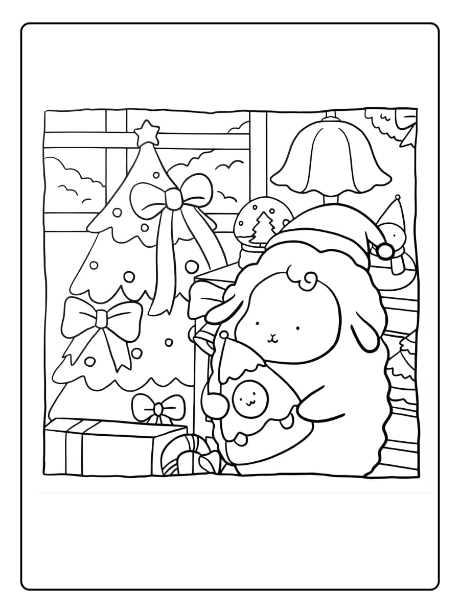 Süße Weihnachten Ausmalbilder (29)