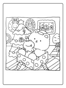 Süße Weihnachten Ausmalbilder (31)