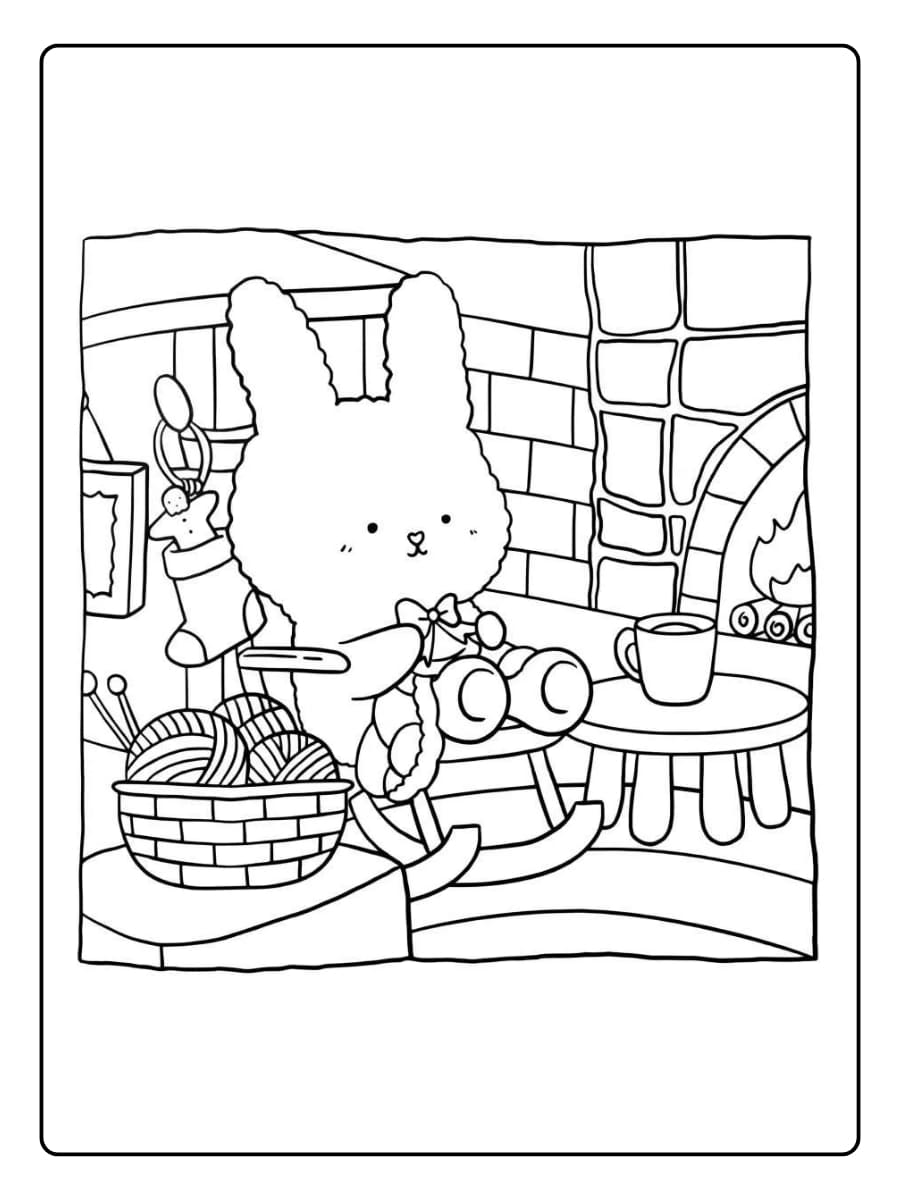 Süße Weihnachten Ausmalbilder (6)