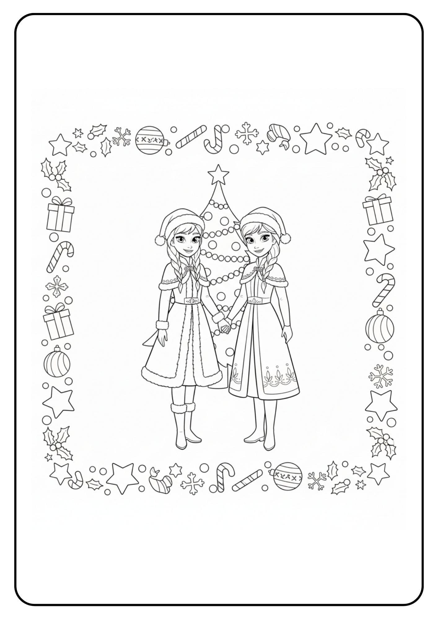 Weihnachten Anna und Elsa Feier