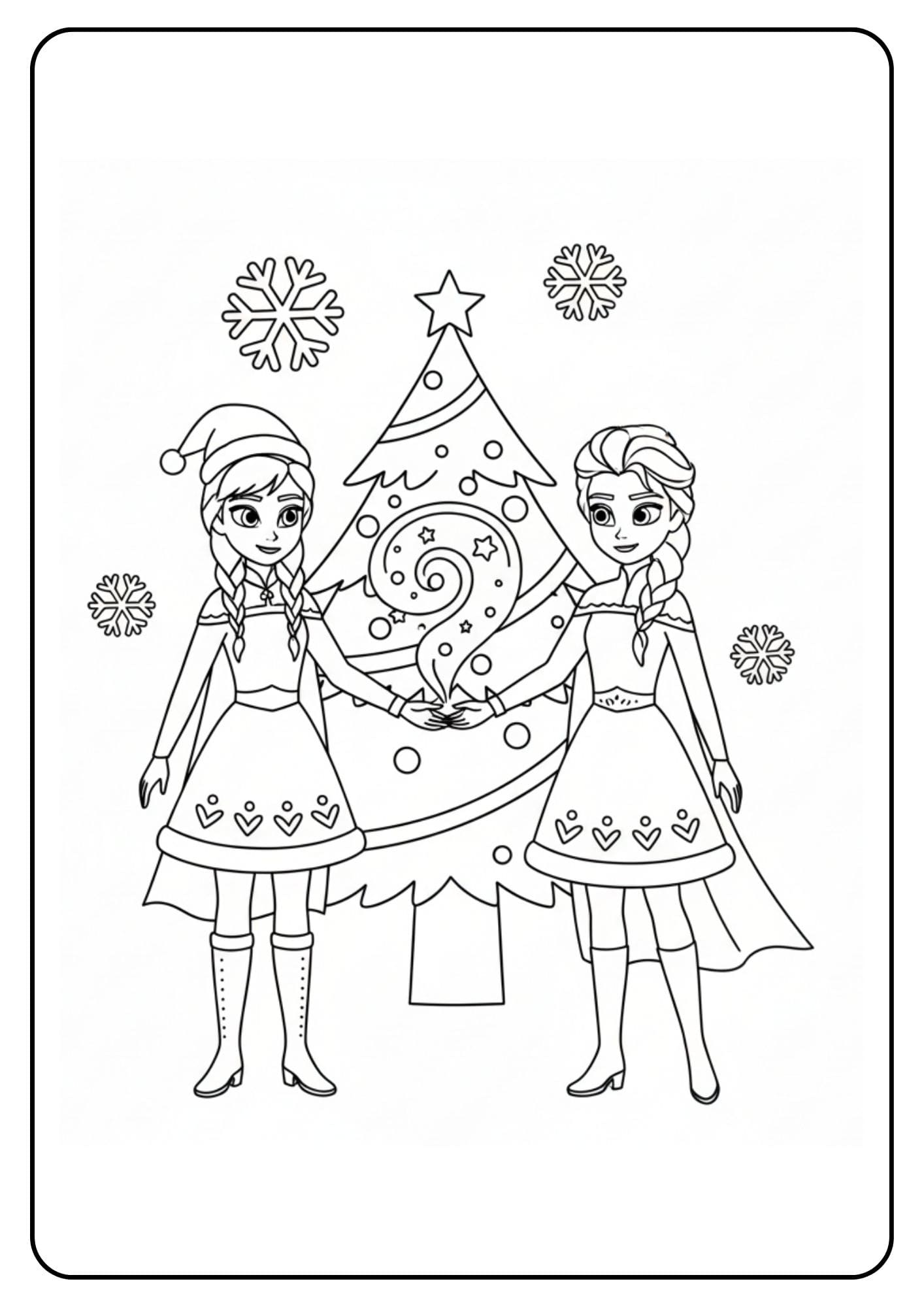 Weihnachten Anna und Elsa Magisch