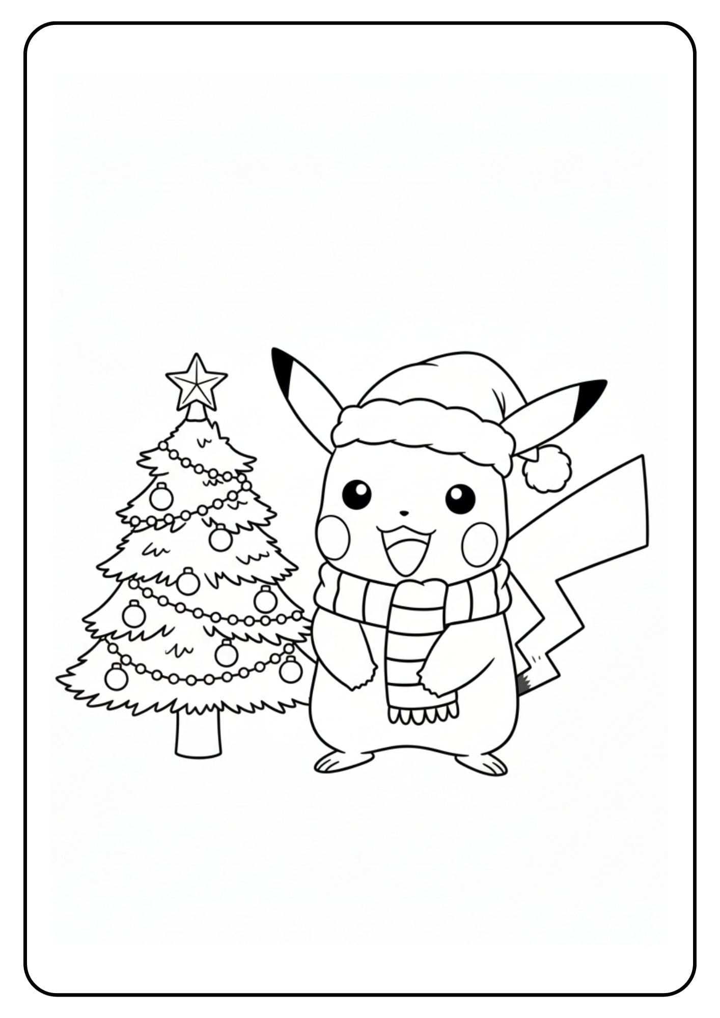 Weihnachten Pikachu Baum