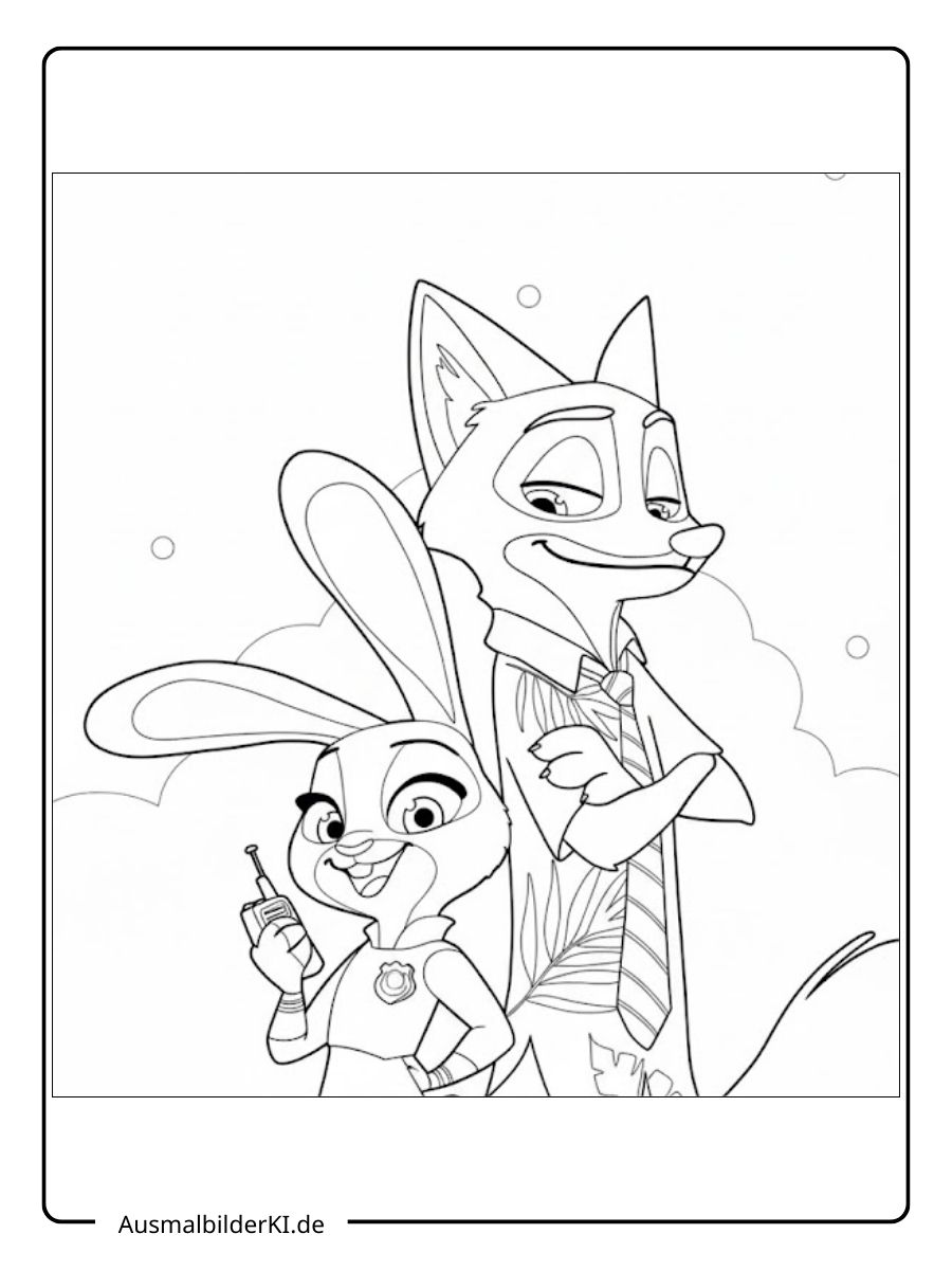 Zootopia Ausmalbilder