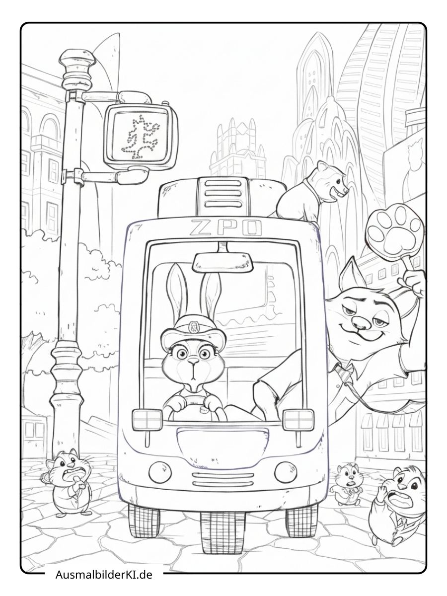 Zootopia Ausmalbilder (15)