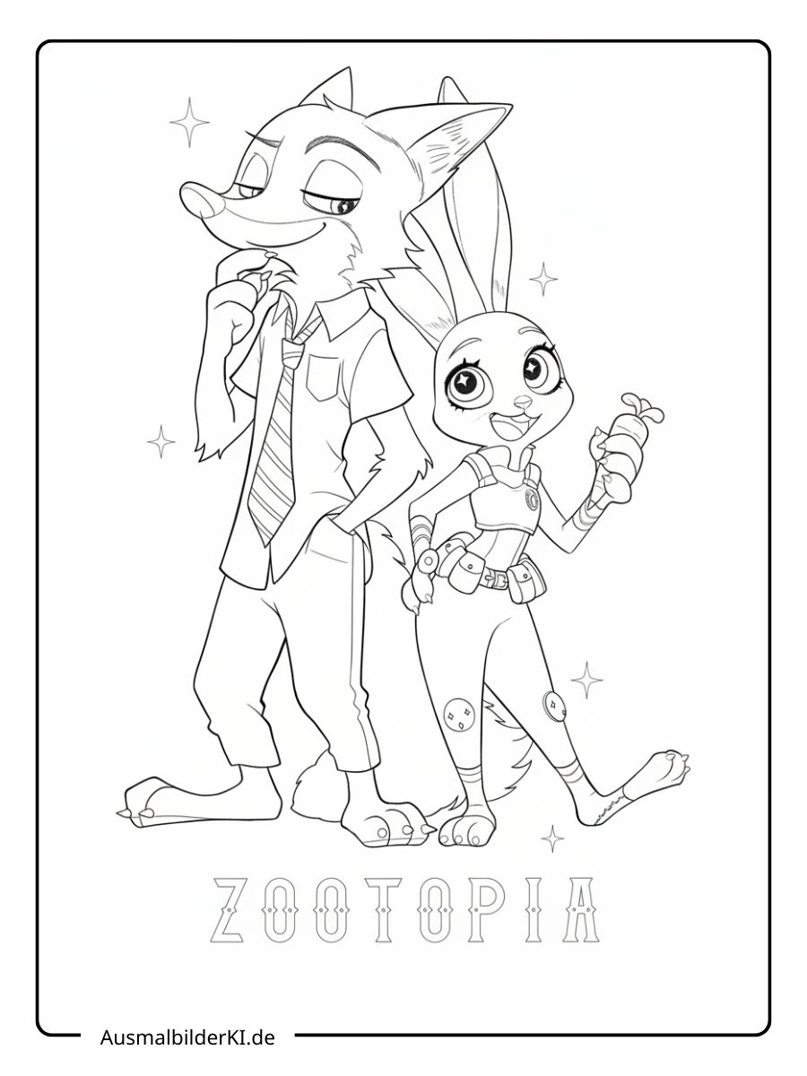 Zootopia Ausmalbilder (2)