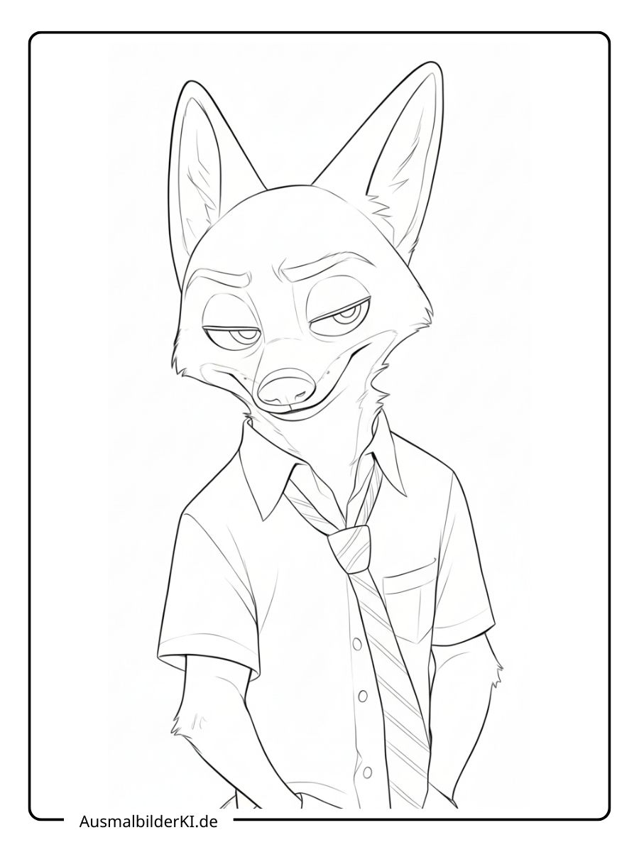 Zootopia Ausmalbilder (2)