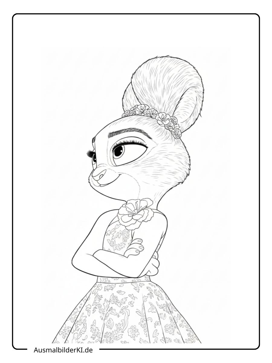 Judy Zootopia 2 Ausmalbilder