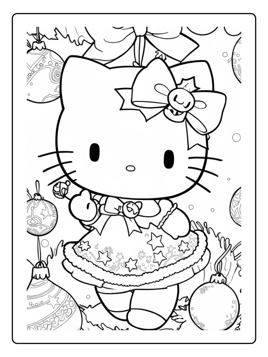ausmalbilder weihnachten hello kitty (10)