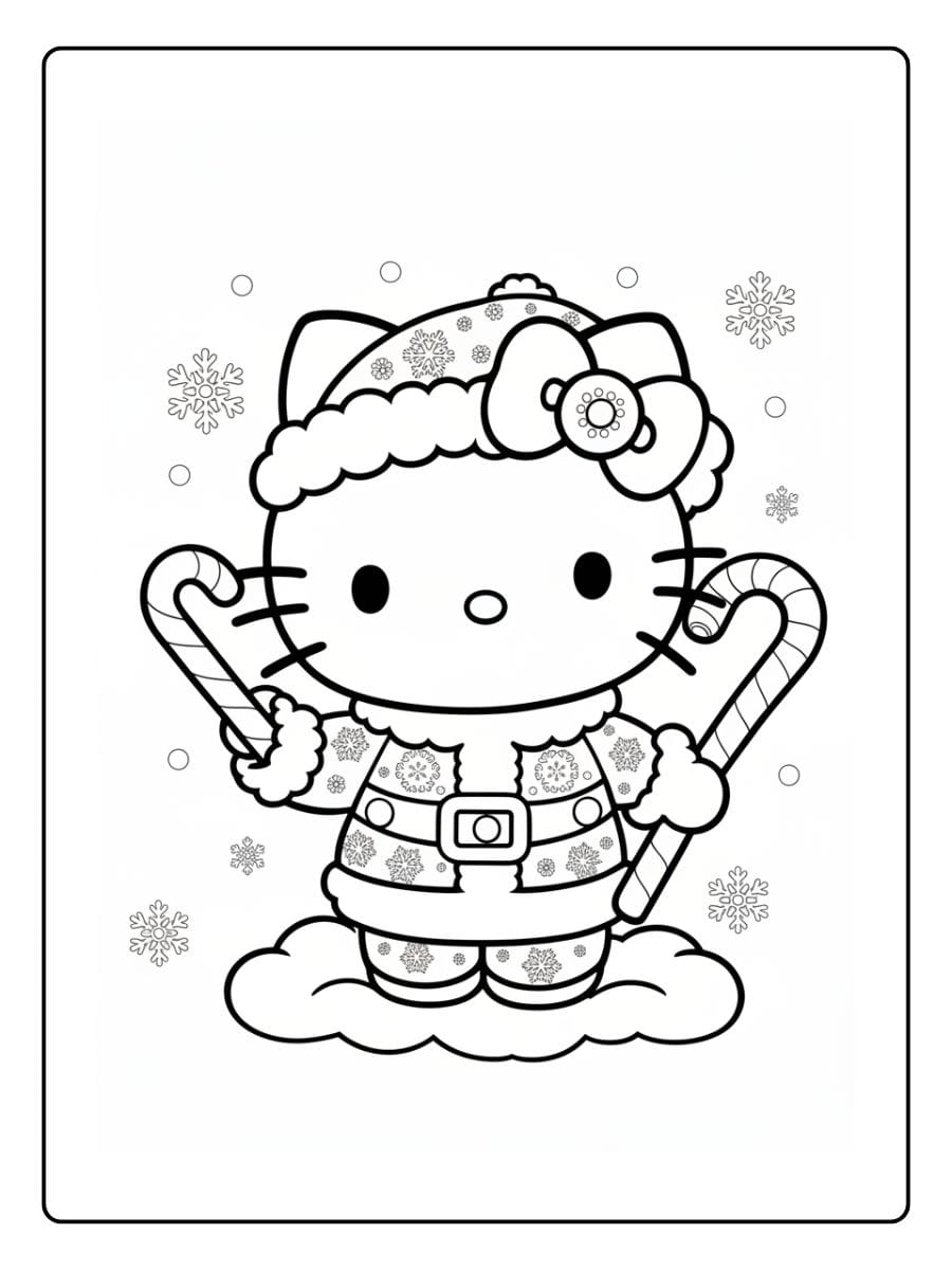 ausmalbilder weihnachten hello kitty (8)