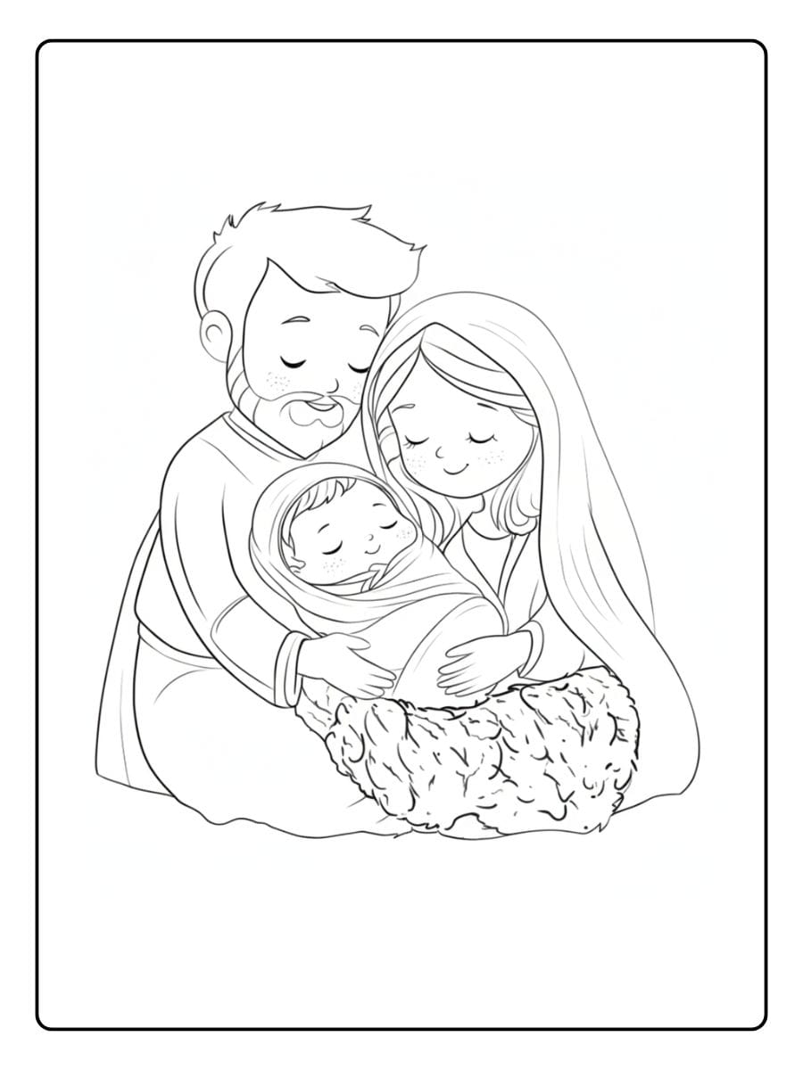 ausmalbilder weihnachten krippe (7)