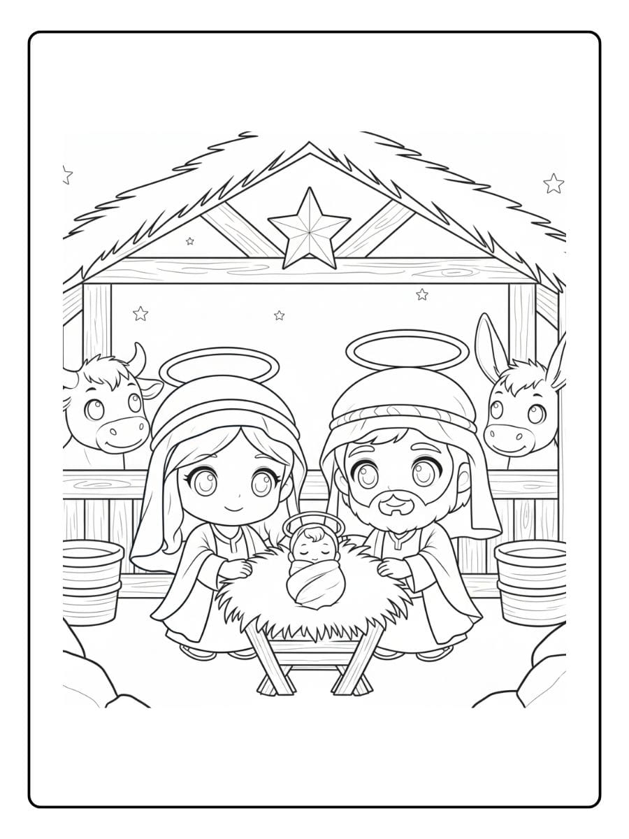 ausmalbilder weihnachten krippe (9)