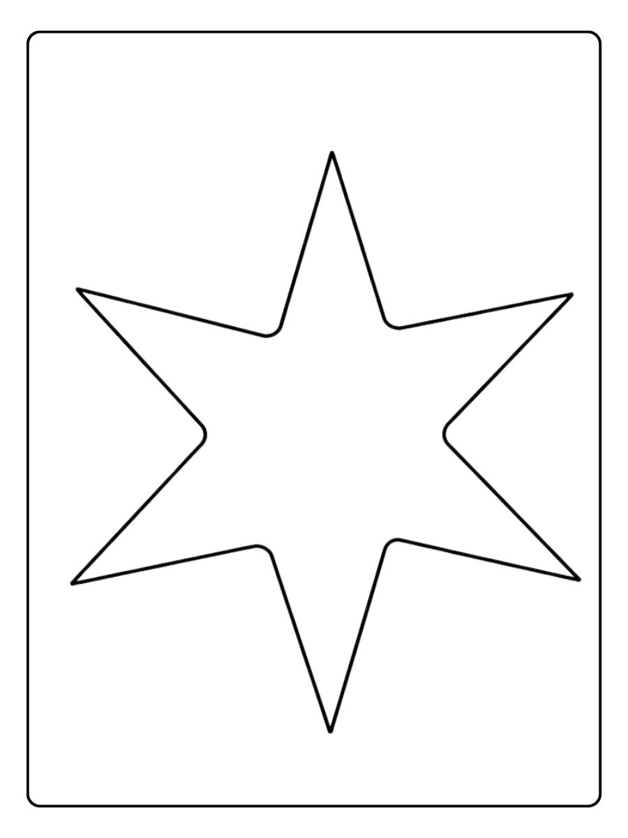 ausmalbilder weihnachten stern einfach