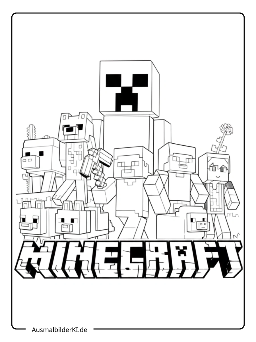 minecraft ausmalbilder (2)