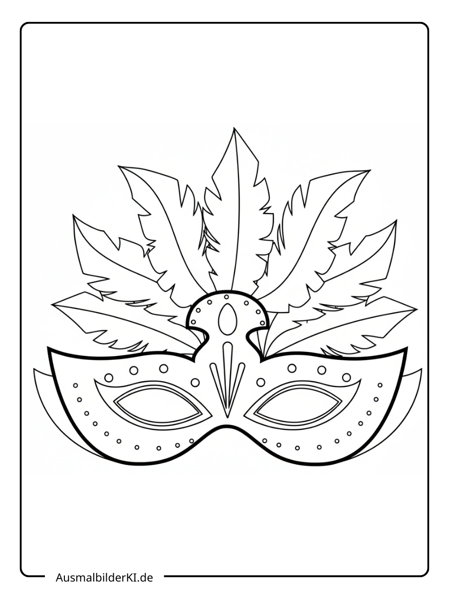 Ausmalbilder Karneval und Fasching (22)