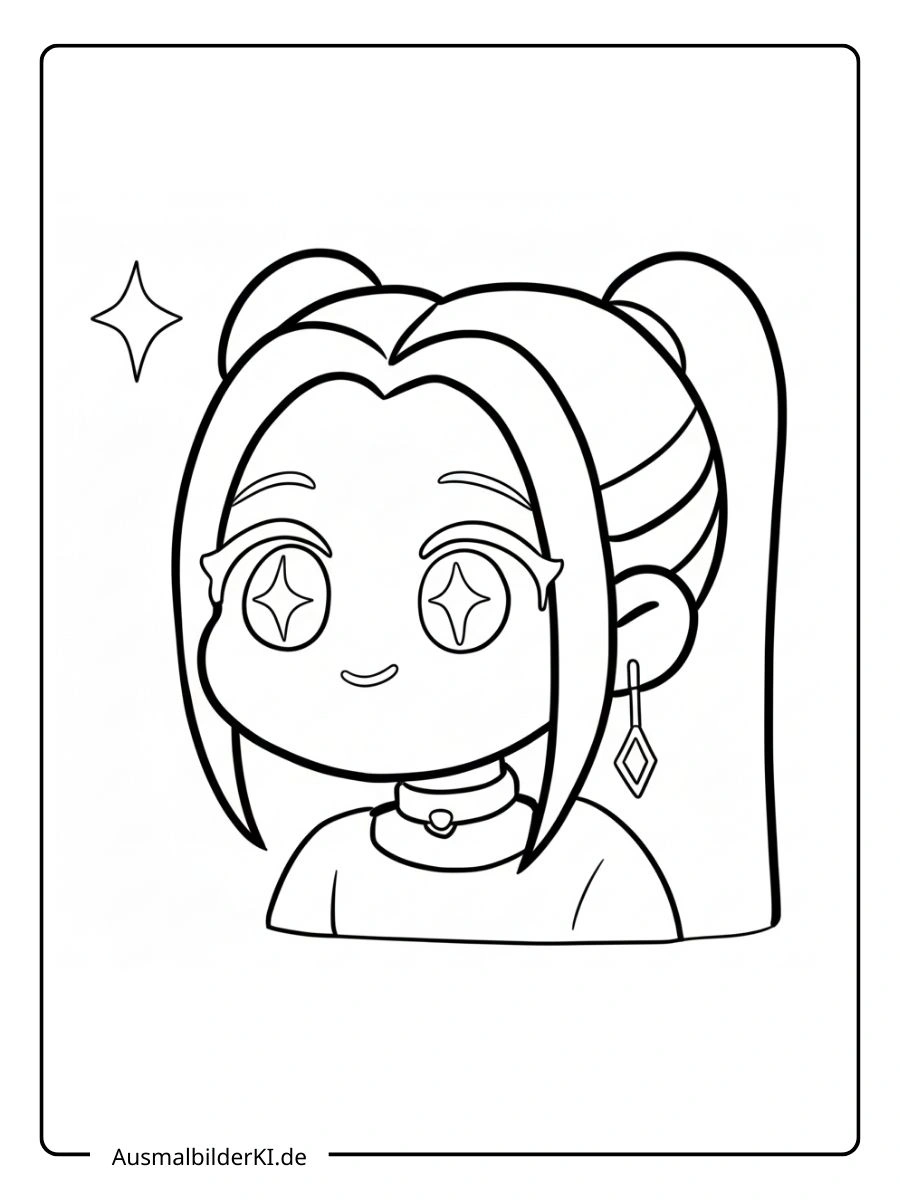 Ausmalbilder Mira ( kpop demon hunters ) (11)