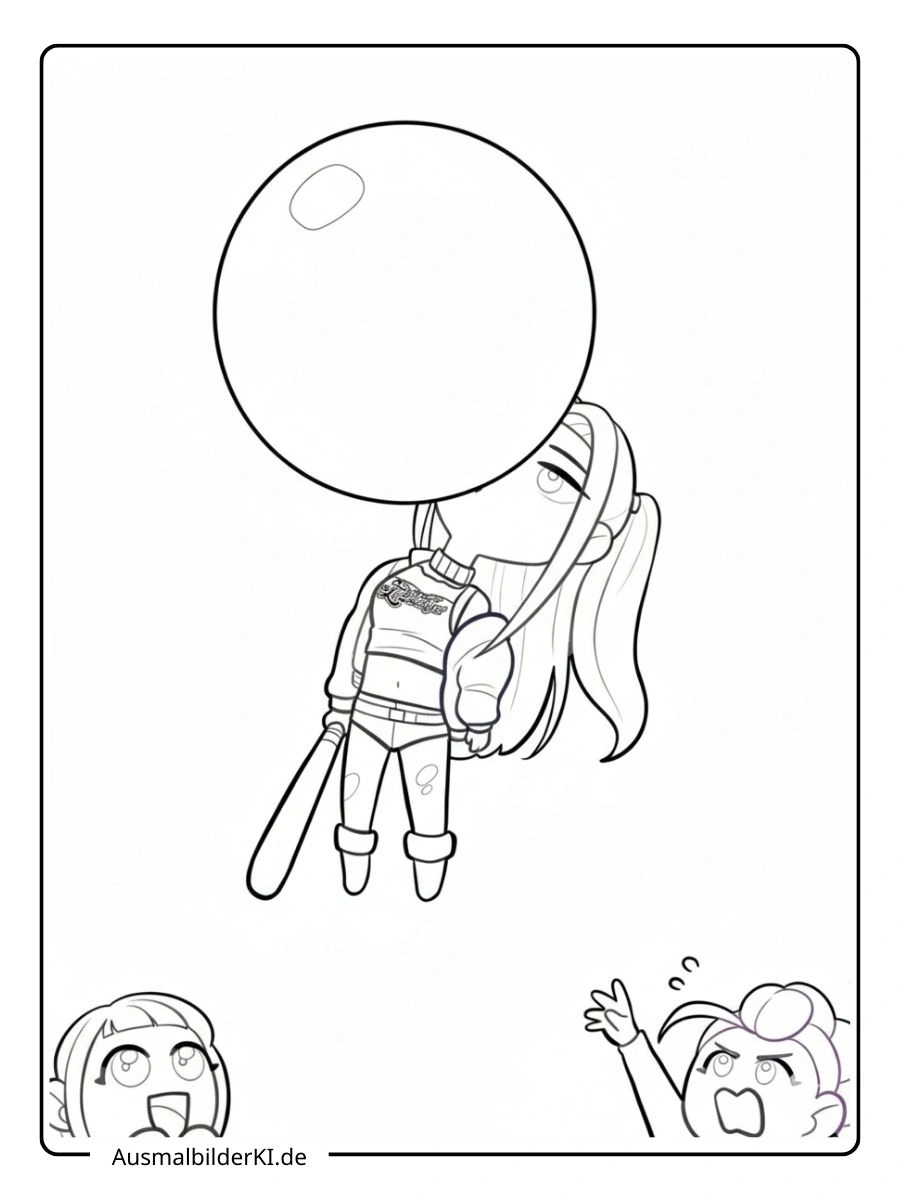 Ausmalbilder Mira ( kpop demon hunters ) (3)