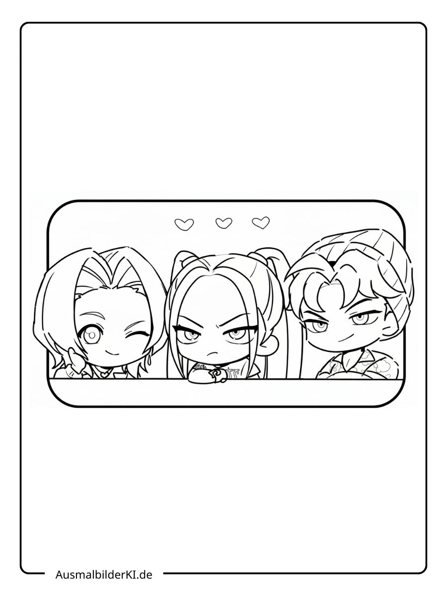 Ausmalbilder Mira ( kpop demon hunters ) (8)