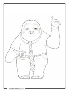 Erklärender Flash Zoomania Ausmalbilder