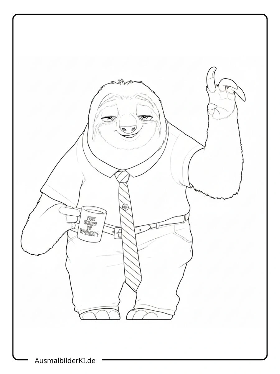 Erklärender Flash Zoomania Ausmalbilder