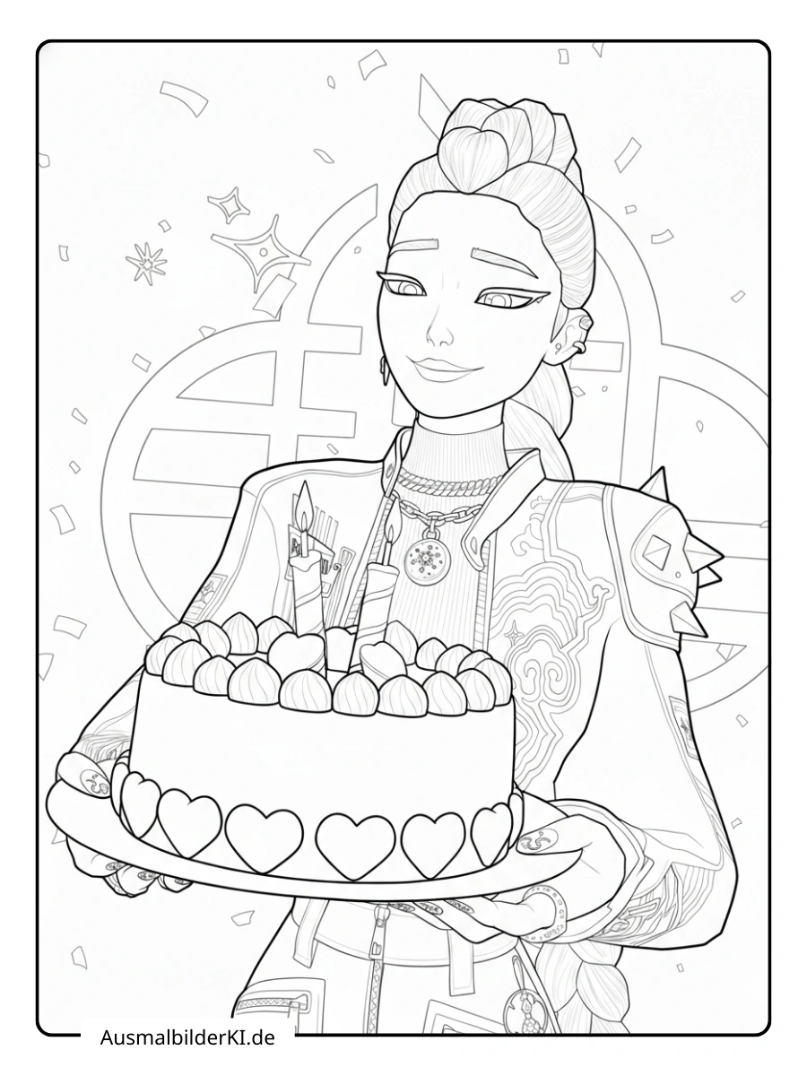 Rumi Ausmalbilder (kpop demon hunters ) (10)