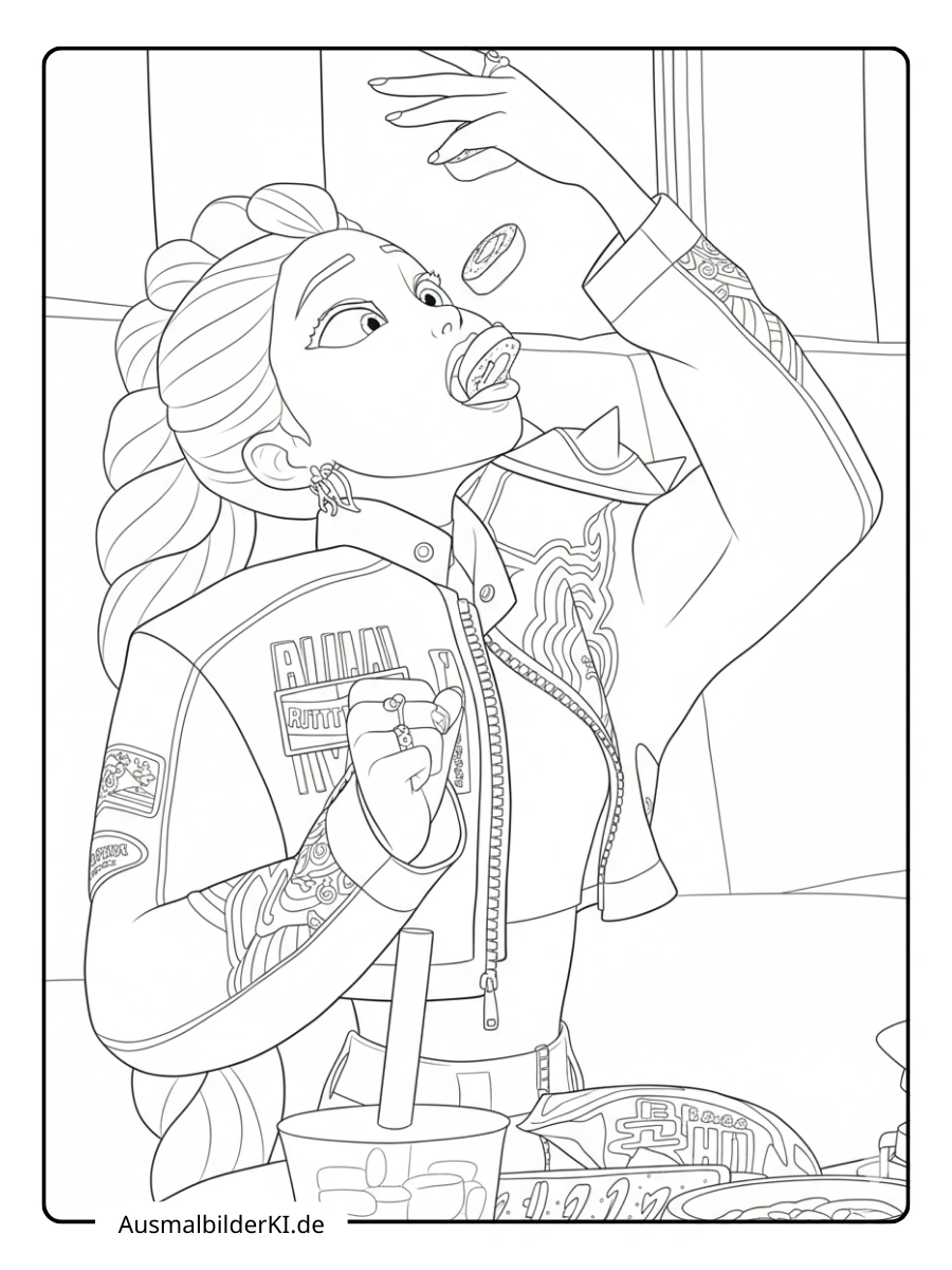 Rumi Ausmalbilder (kpop demon hunters ) (11)