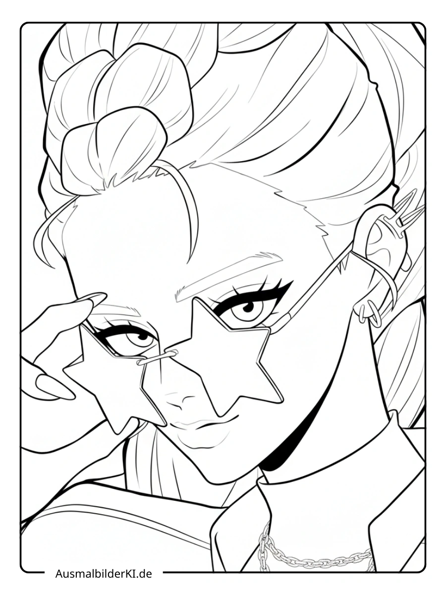 Rumi Ausmalbilder (kpop demon hunters ) (12)