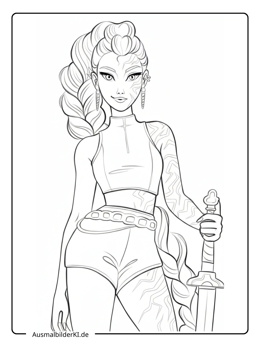 Rumi Ausmalbilder (kpop demon hunters ) (13)