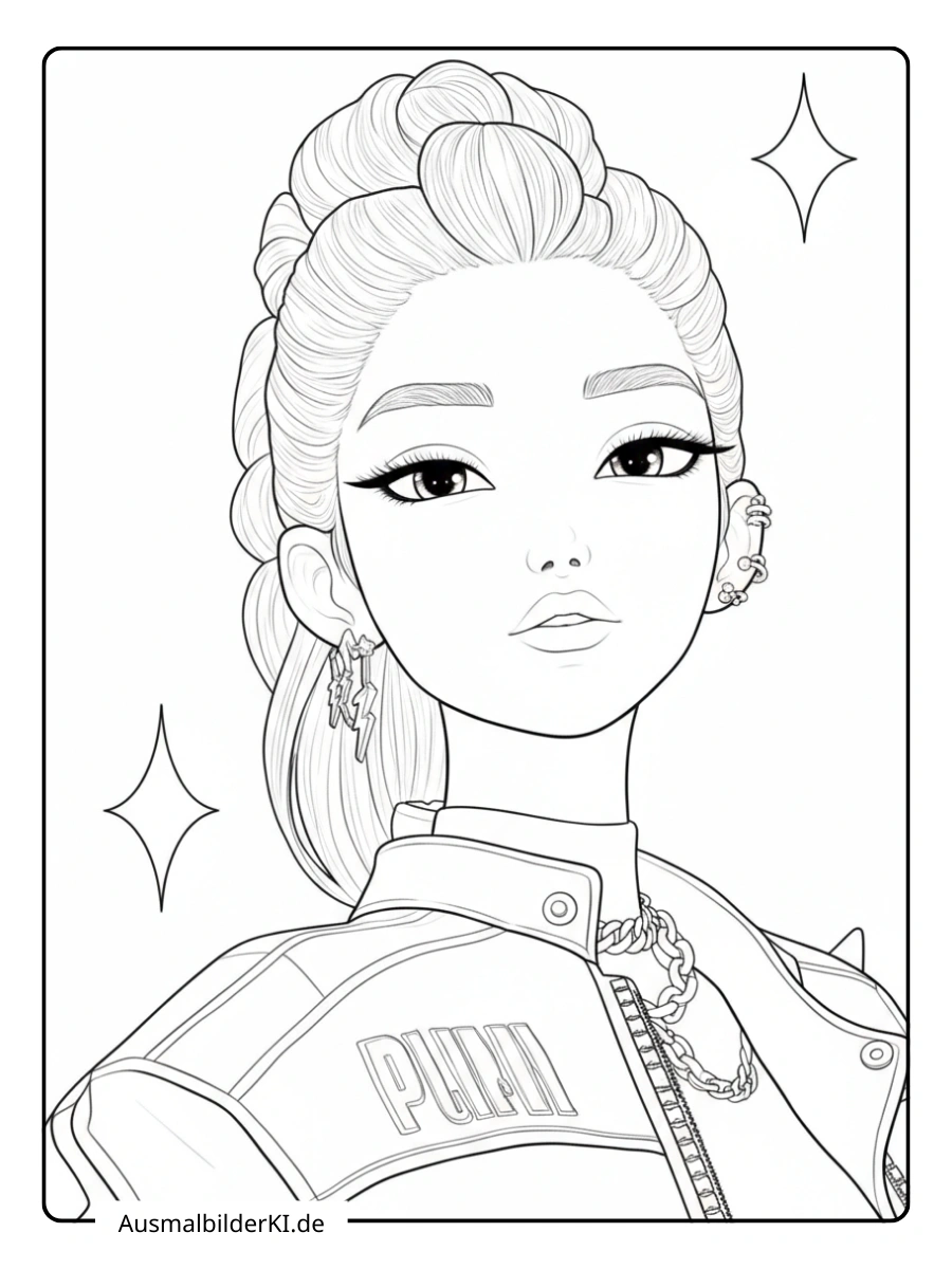 Rumi Ausmalbilder (kpop demon hunters ) (17)