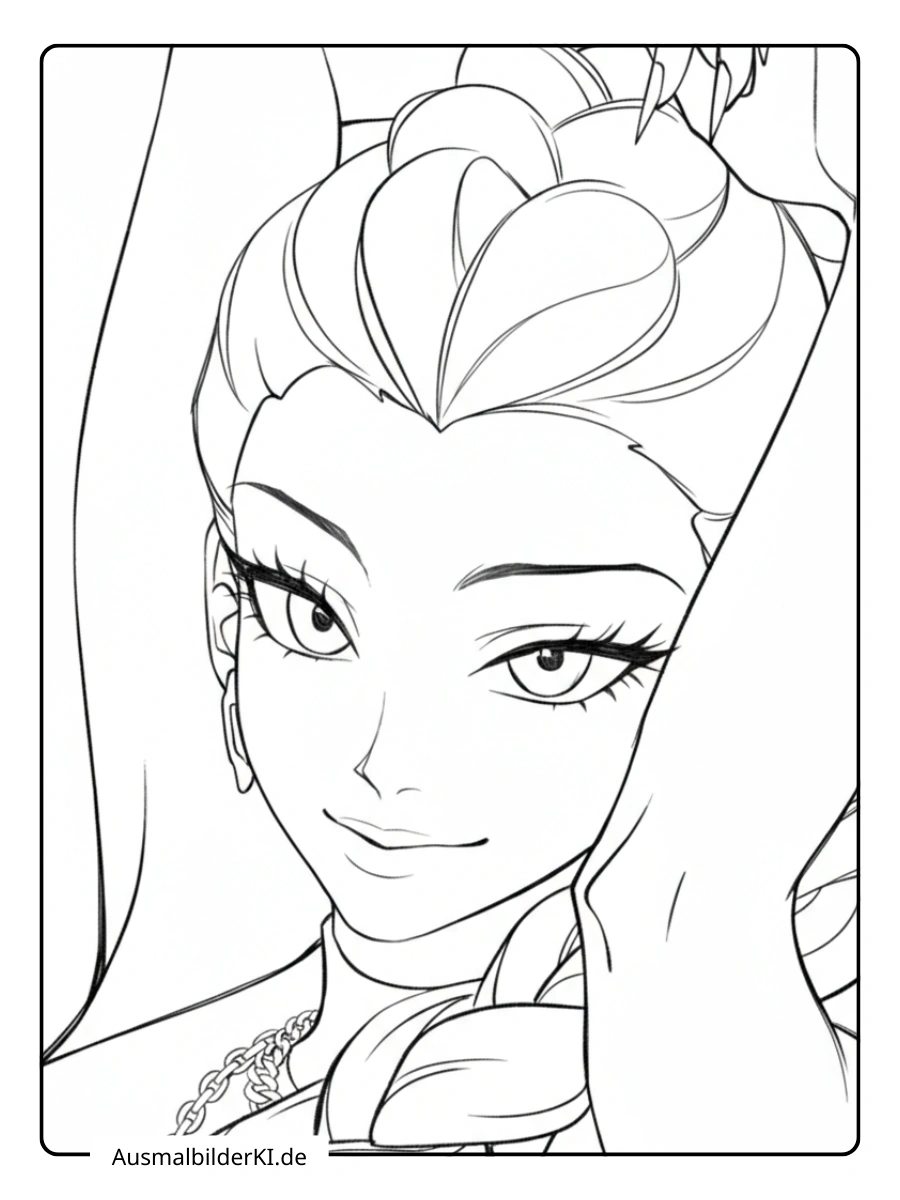 Rumi Ausmalbilder (kpop demon hunters ) (18)