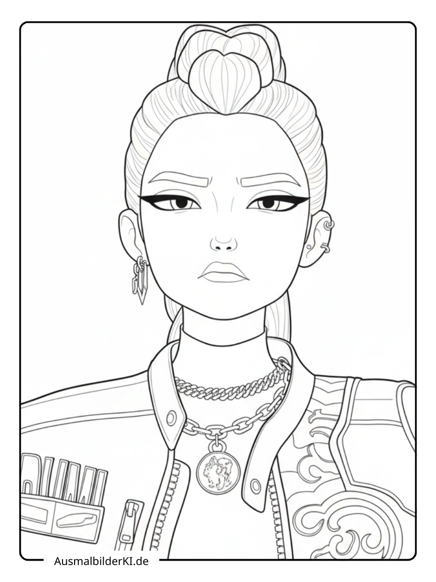 Rumi Ausmalbilder (kpop demon hunters ) (19)