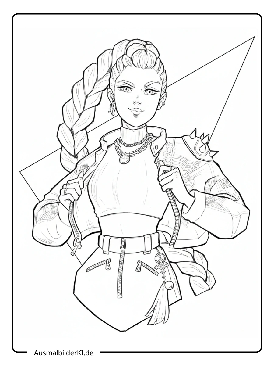 Rumi Ausmalbilder (kpop demon hunters ) (4)