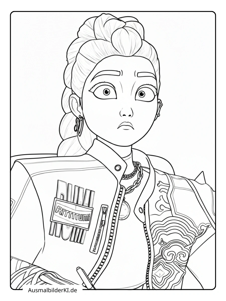 Rumi Ausmalbilder (kpop demon hunters ) (6)