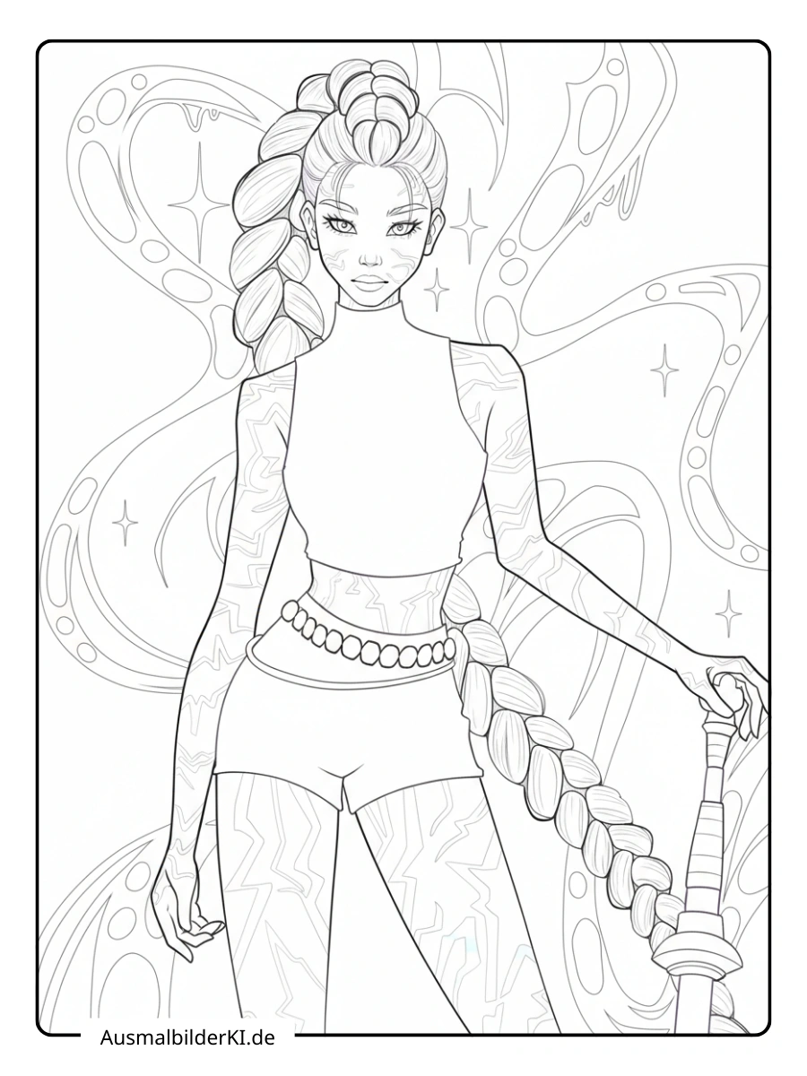 Rumi Ausmalbilder (kpop demon hunters ) (8)