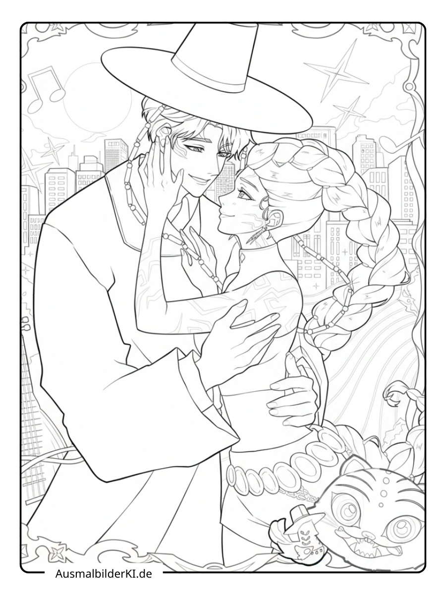 Rumi Ausmalbilder (kpop demon hunters ) (9)