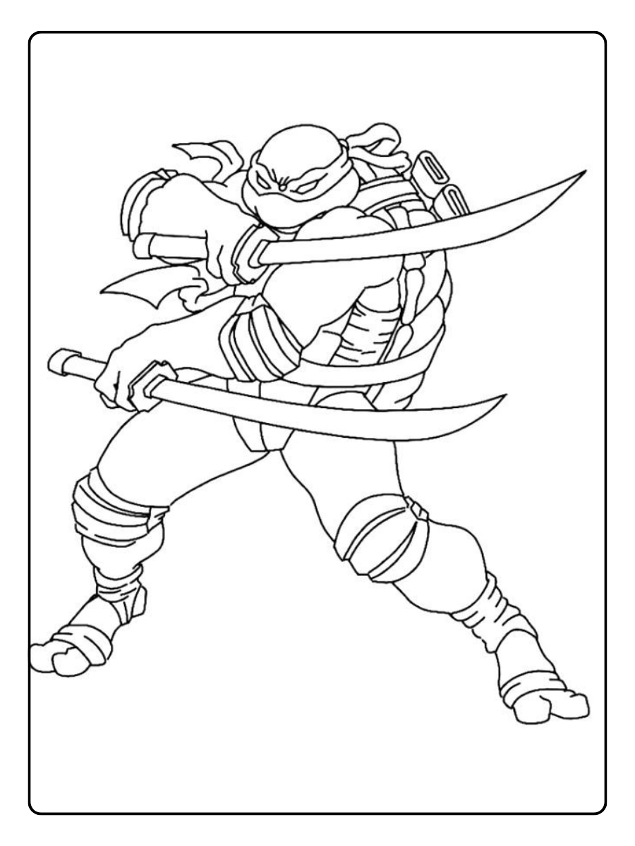 ausmalbild ninja turtles