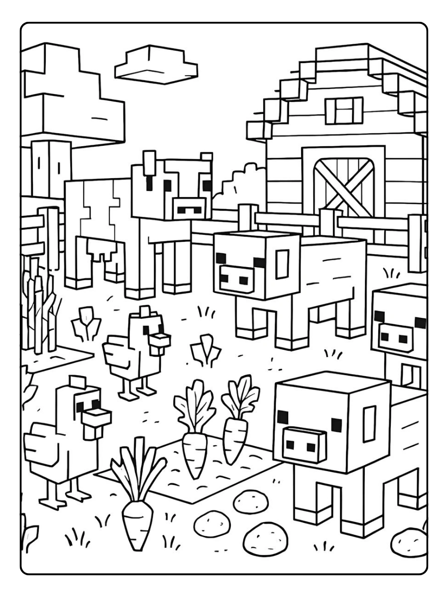 ausmalbilder minecraft haus (14)