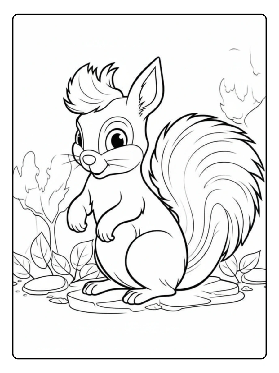 eichhörnchen ausmalbild (10)
