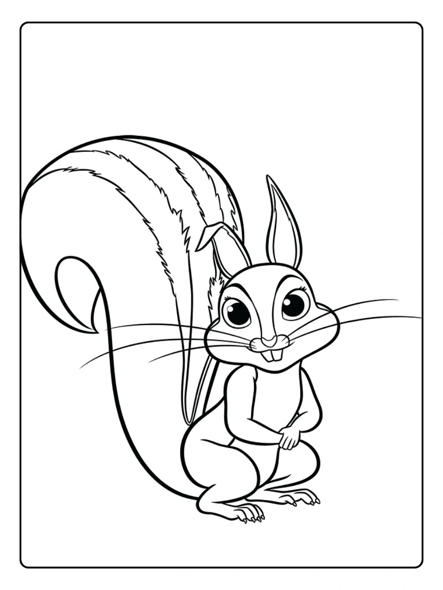 eichhörnchen ausmalbild (12)