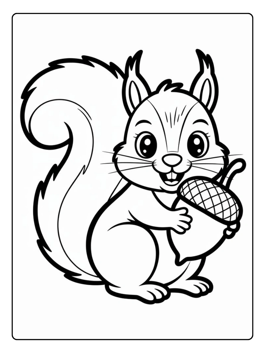 eichhörnchen ausmalbild (2)