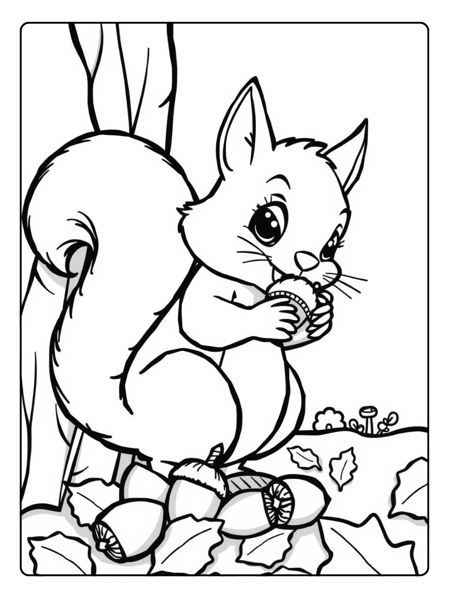 eichhörnchen ausmalbild (5)