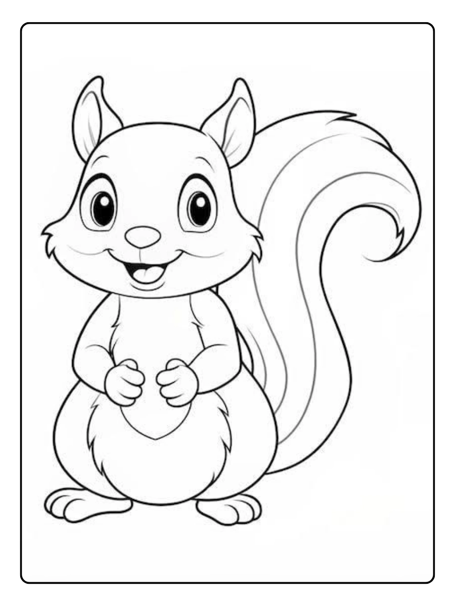 eichhörnchen ausmalbild (8)
