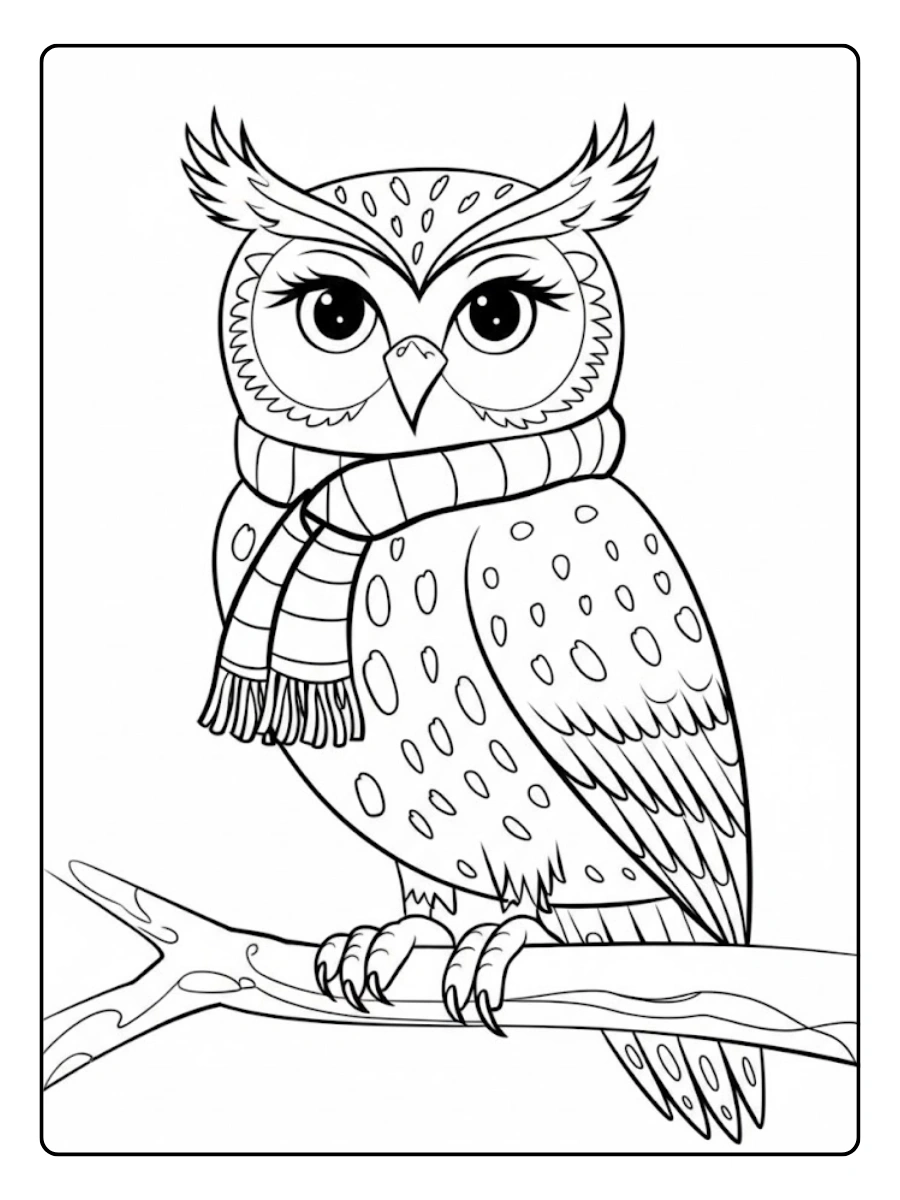 eule ausmalbild kostenlos pdf