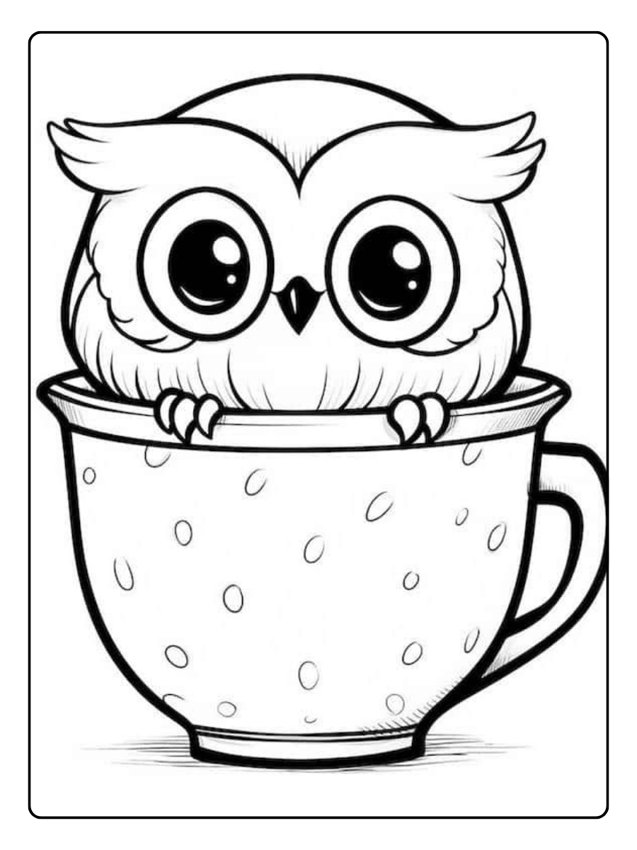 eulen ausmalvorlage erwachsene