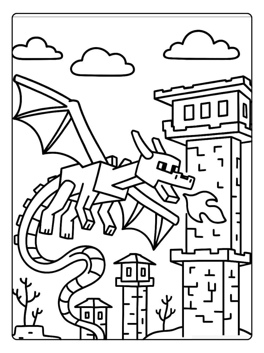 minecraft ausmalbilder enderdrache (12)