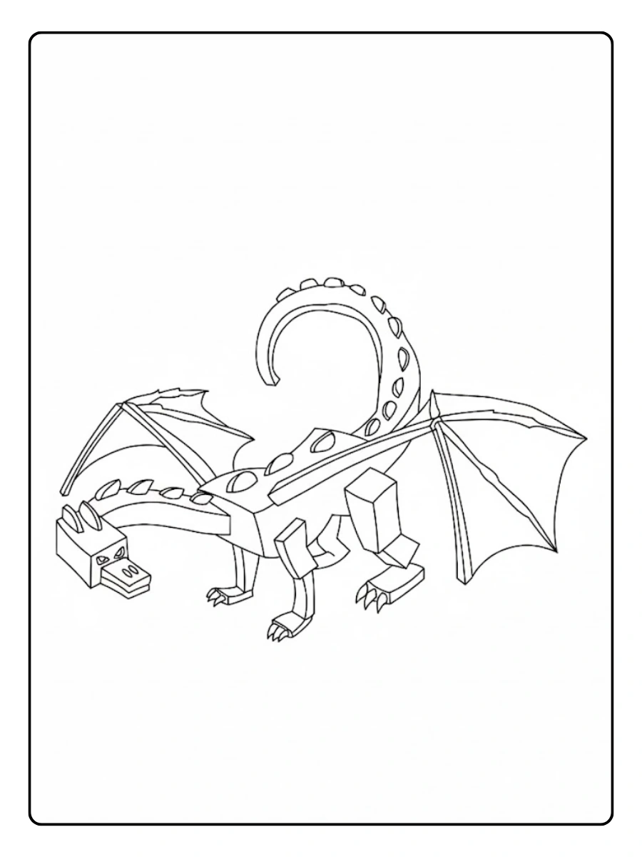 minecraft ausmalbilder enderdrache (3)