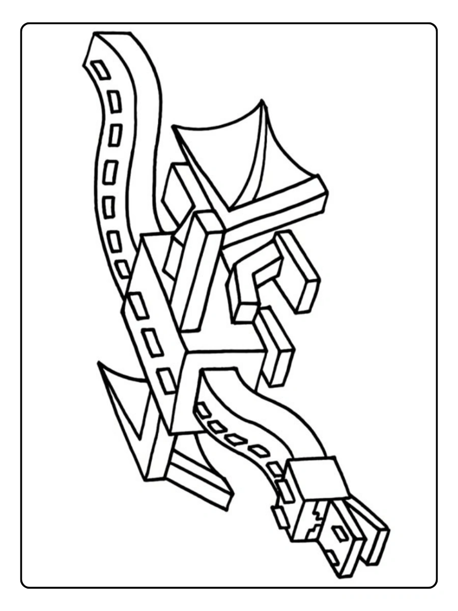 minecraft ausmalbilder enderdrache (5)