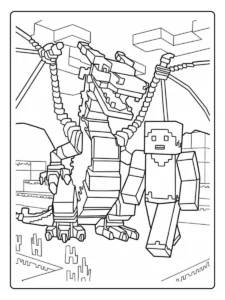 minecraft ausmalbilder enderdrache (6)