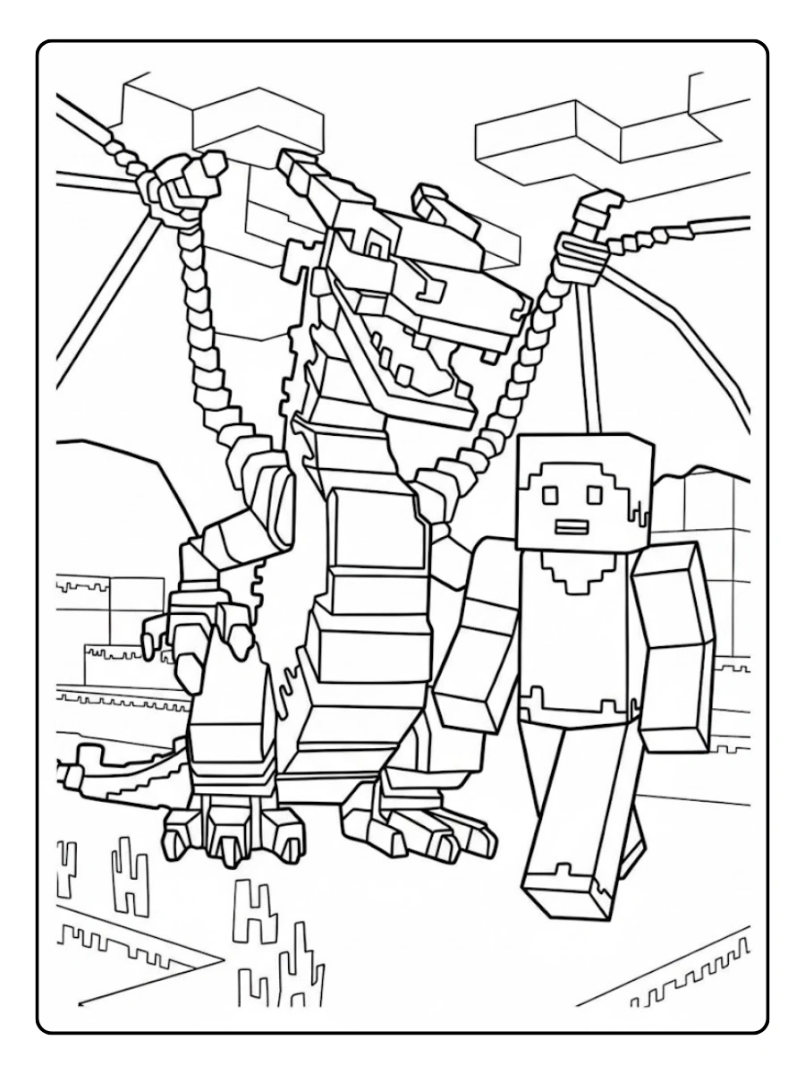 minecraft ausmalbilder enderdrache (6)